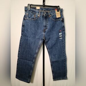 Levi's 505 Regular Fit Blue Jeans Men 34x29 NWT